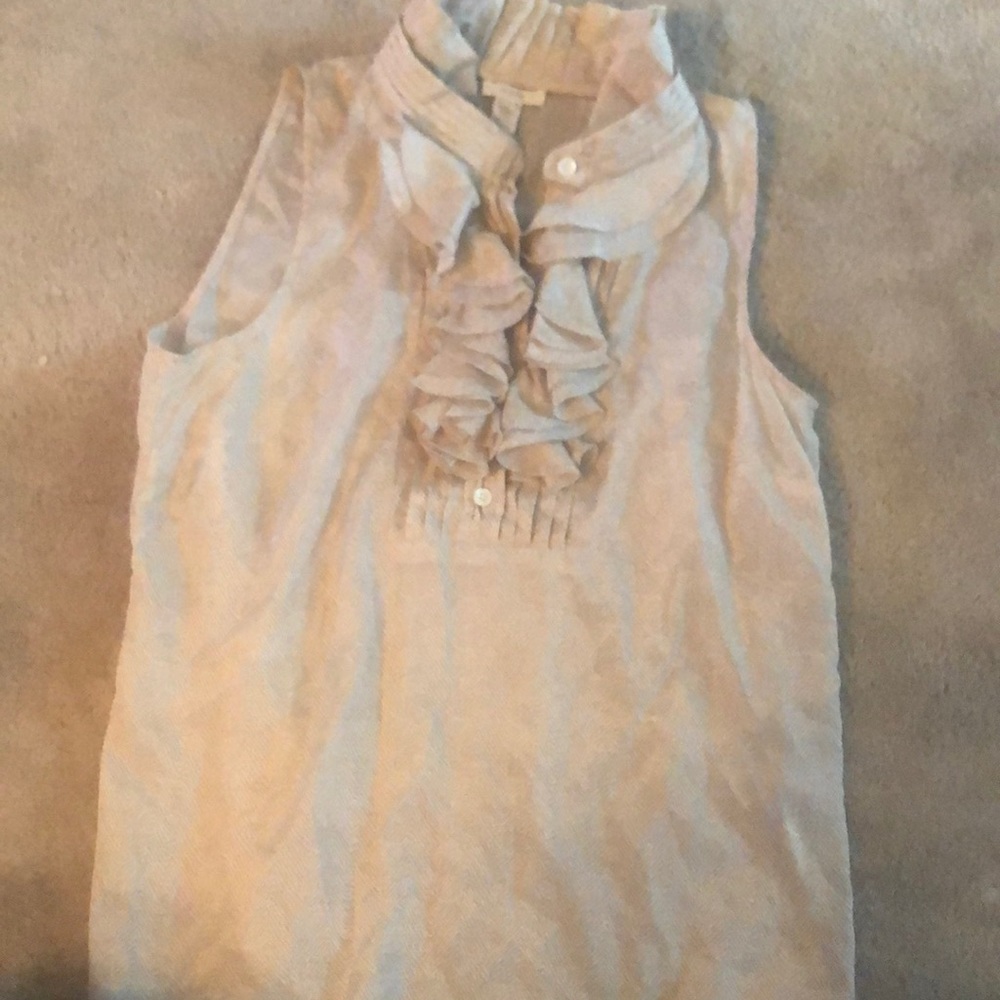 Blouse with ruffle detail